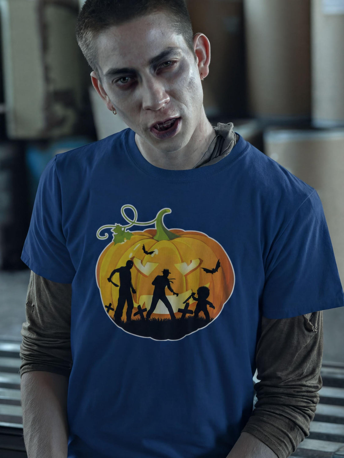 Comfort Colors® Halloween Pumpkin Shirt, Freddy Jason Tshirt, Spooky Scary Tee, Trick Or Treat Costume