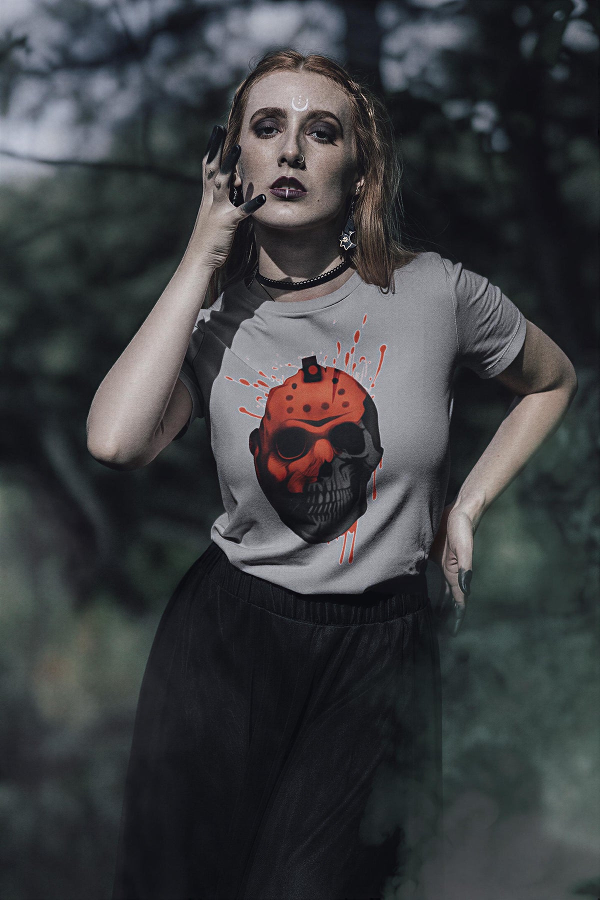 Comfort Colors® Halloween Jason Skull Shirt, Friday 13th Horror Tee, Slasher Movie Tshirt