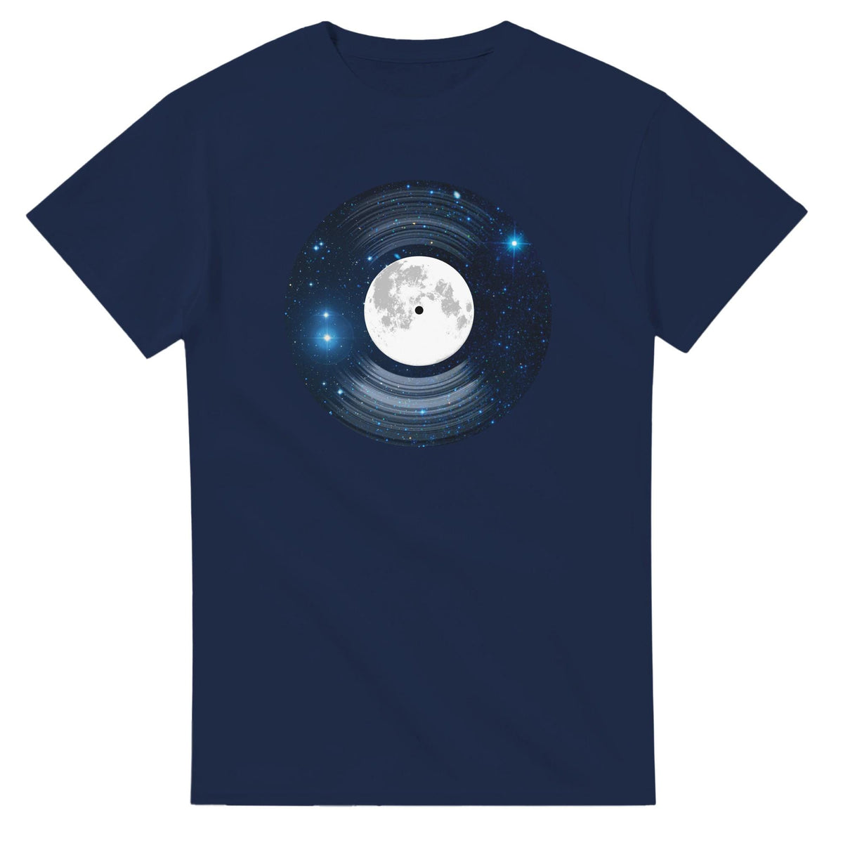 Mens Space Moon Vinyl Funkalicious Astronaut Record Funny T shirt Tee Top T-shirt