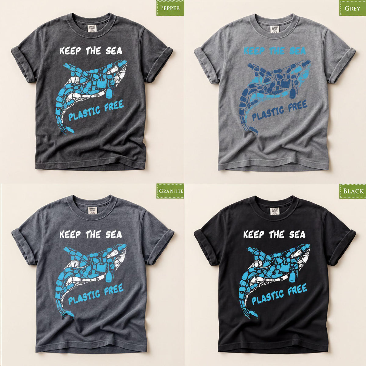 Comfort Colors® Scuba Diving Shirt, Save The Ocean Tee, Keep Sea Plastic Free Top