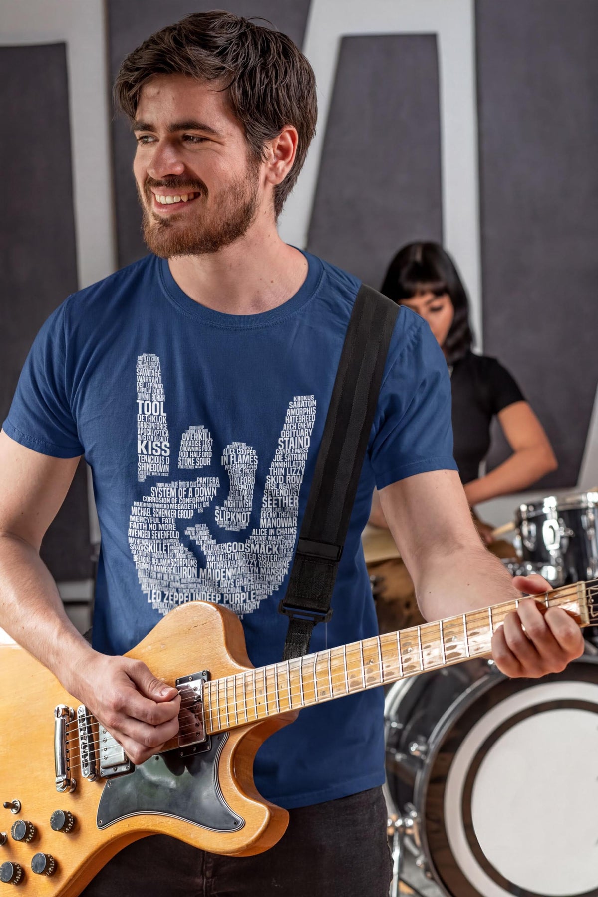 Heavy Metal Legends Shirt - Devil Horns Tribute Bands Design