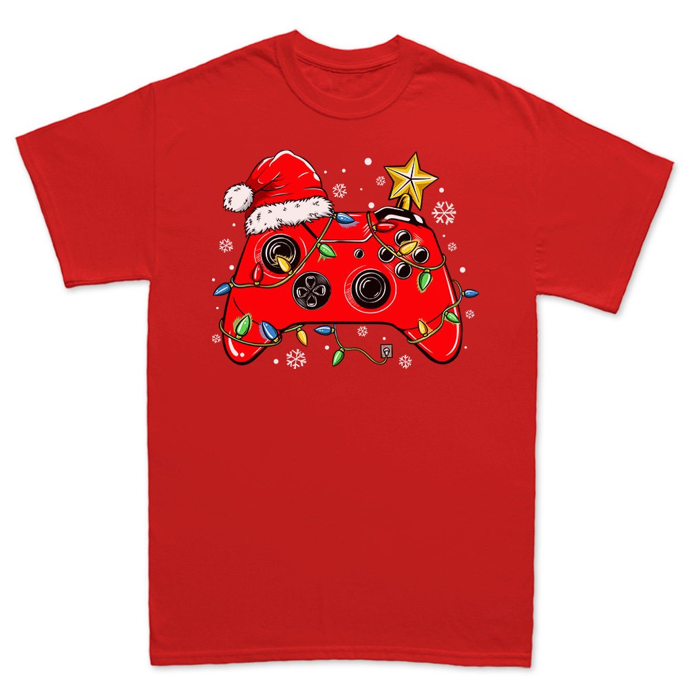 Christmas Game Controller Shirt, Holiday Gamer Gift