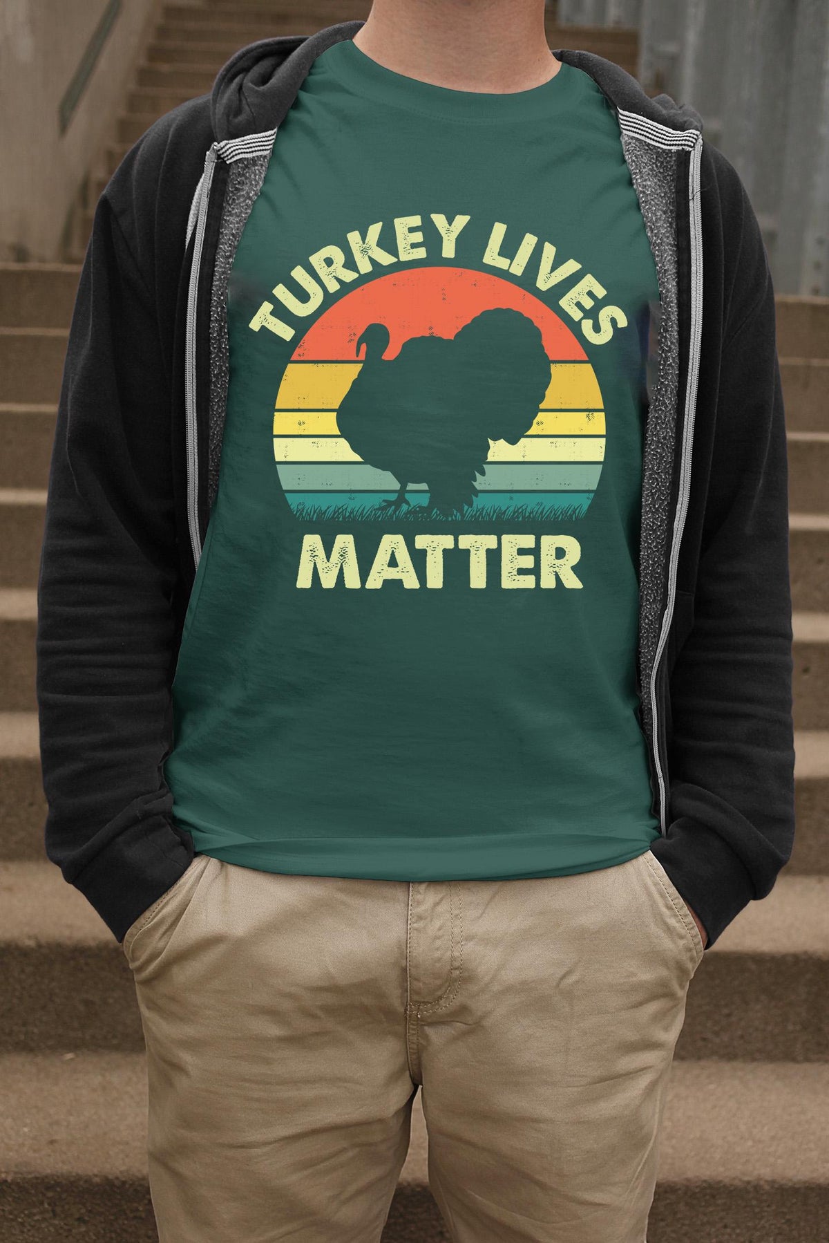 Comfort Colors® Turkey Lives Matter Shirt, Funny Thanksgiving Tee, Turkey Lover Fall Graphic