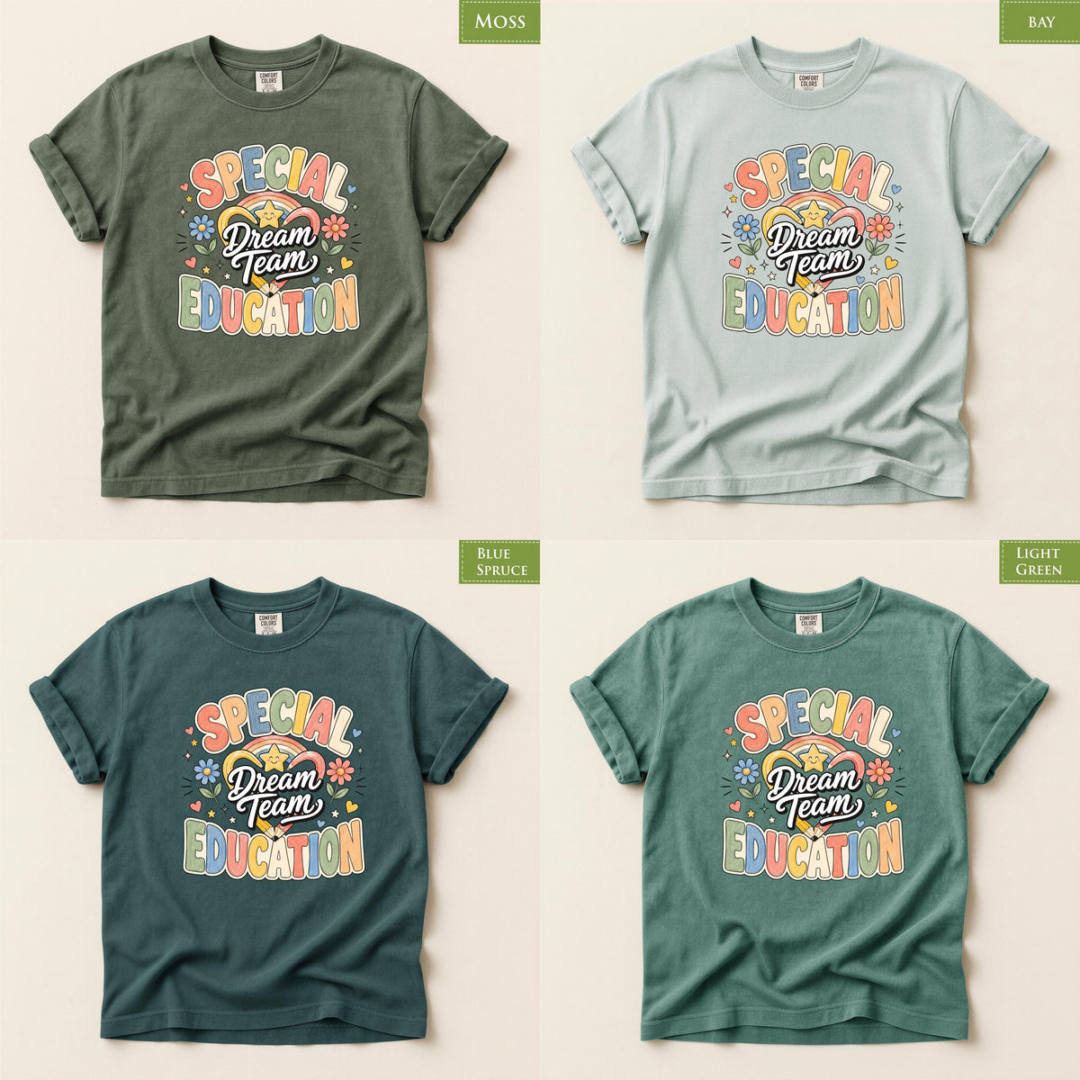 Comfort Colors® Special Education Shirt, SPED Dream Team Tee, Teacher Appreciation Gift