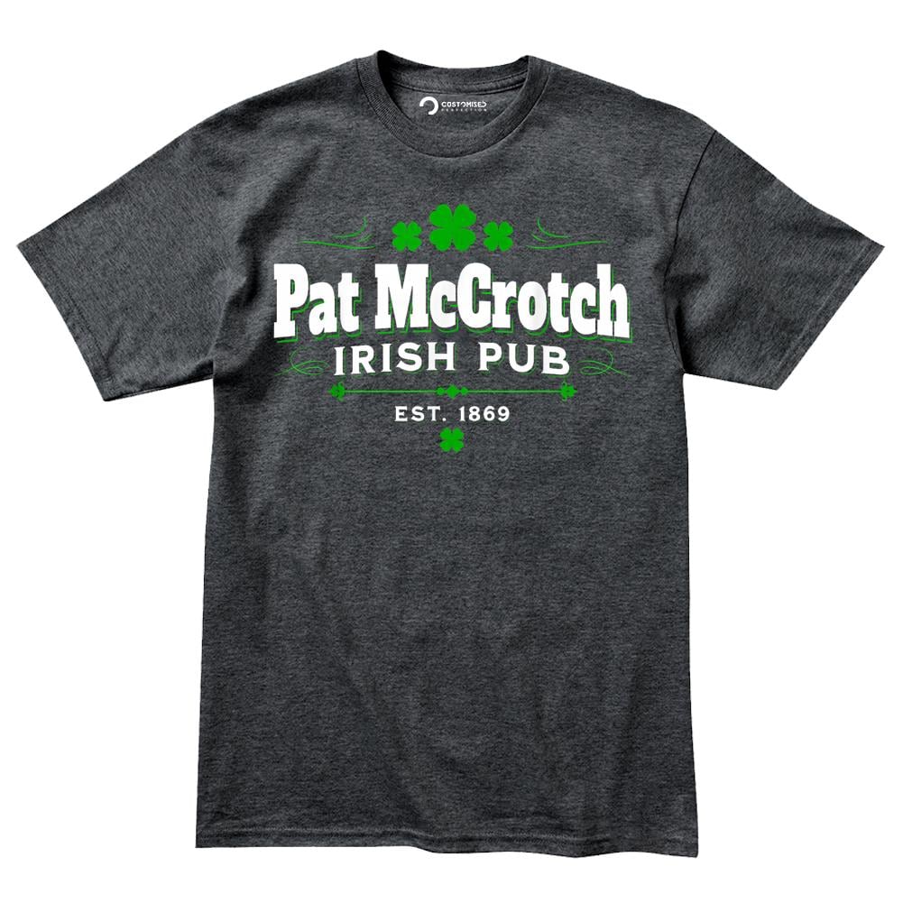Funny Irish St. Patricks Shirt, Pat McCrotch Humor Tee