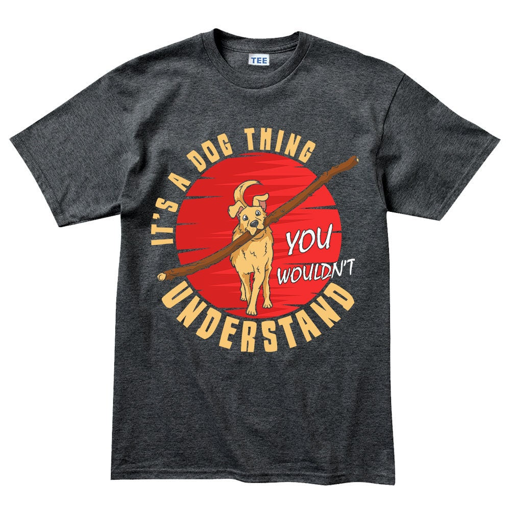 Mens It's a Dog Thing Big Stick Funny Retriever Labrador T shirt Tee Top T-shirt