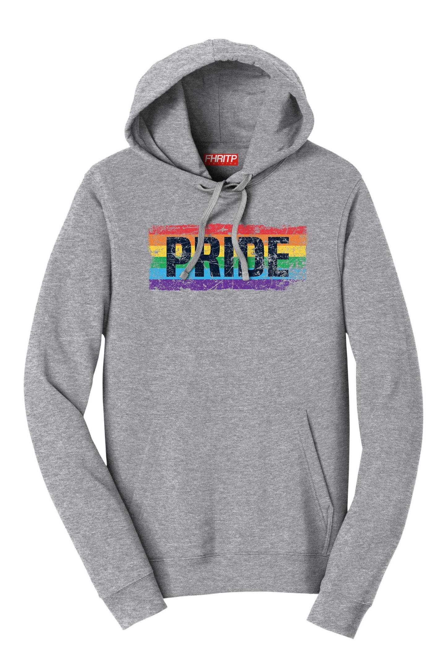 PRIDE Rainbow Flag LGBT+ Gay Lesbian Trans Support Hoodie