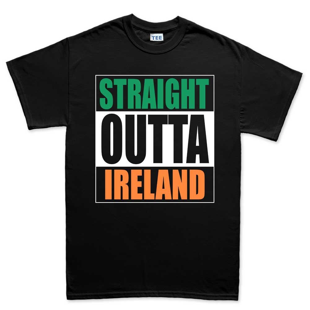 Straight Outta Ireland Shirt, Saint Patrick Day T-Shirt, Lucky Clover St. Paddy’s Day Shirt, Celebrate Shamrock Irish Outfit