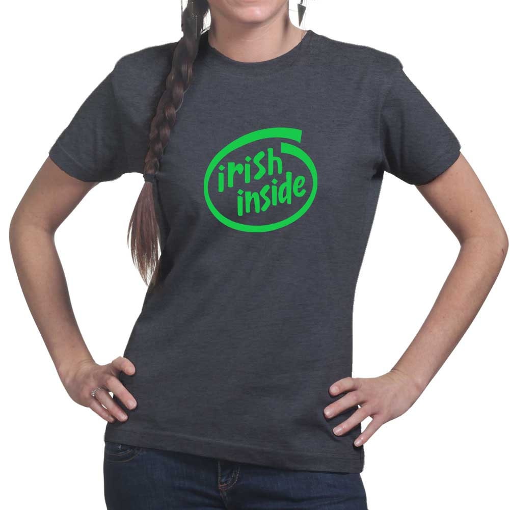 Irish inside T Shirt, Lucky Irish You Shirt, Feeling Lucky Patrick Paddy Day Shirt, Shamrock Clover Patrick Outfit, Dark Humor Tee