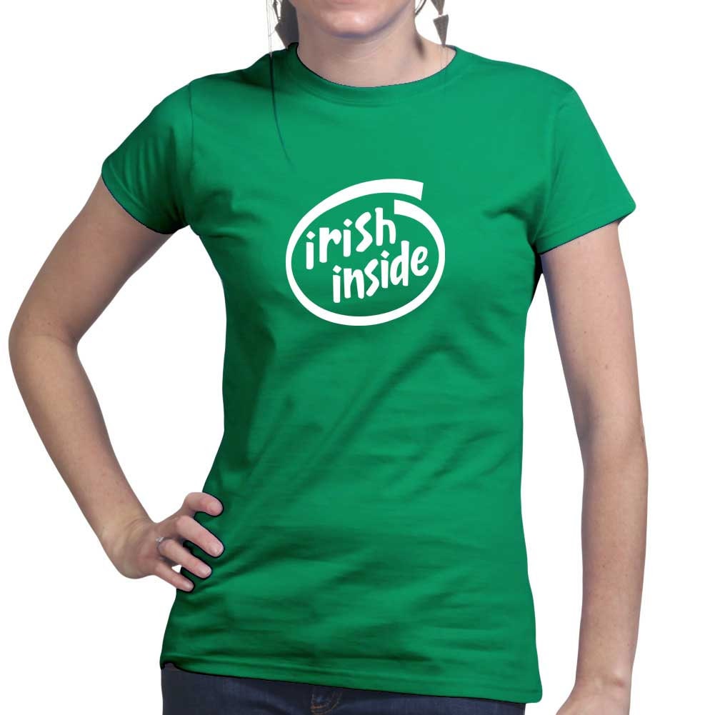 Irish inside T Shirt, Lucky Irish You Shirt, Feeling Lucky Patrick Paddy Day Shirt, Shamrock Clover Patrick Outfit, Dark Humor Tee