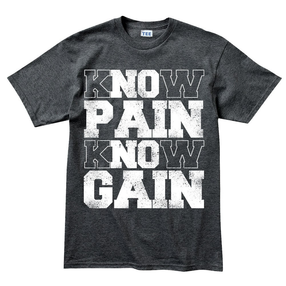 Weight Lifting Shirt, Workout T-shirt, Motivational Fitness shirt, Gym Rat, Motivational Gifts, Gym Top, Gym Lovers Gift, No Pain No Gain