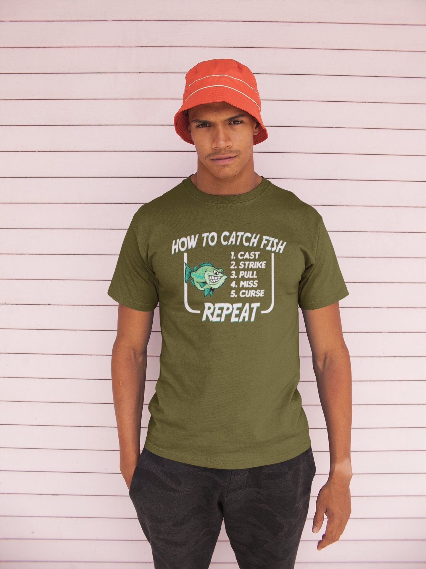 How To Catch Fish Fishing Angler Fisherman T-shirt