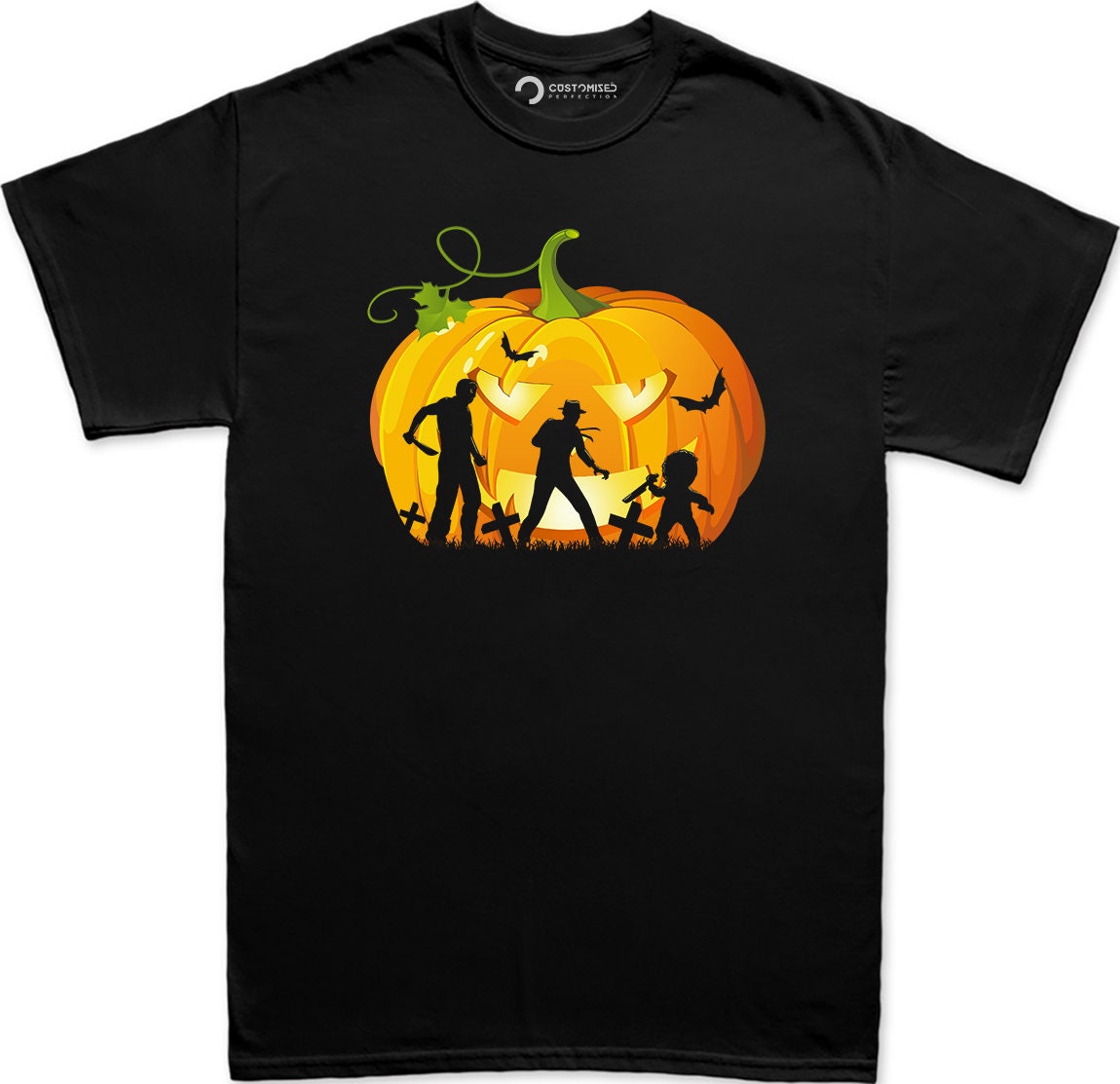 Halloween Shirt, Freddy Chucky Jason Mask, Halloween Costumes T shirt for Men, Halloween Gifts, Pumpkin Fall Shirt, Halloween Graphic Tee