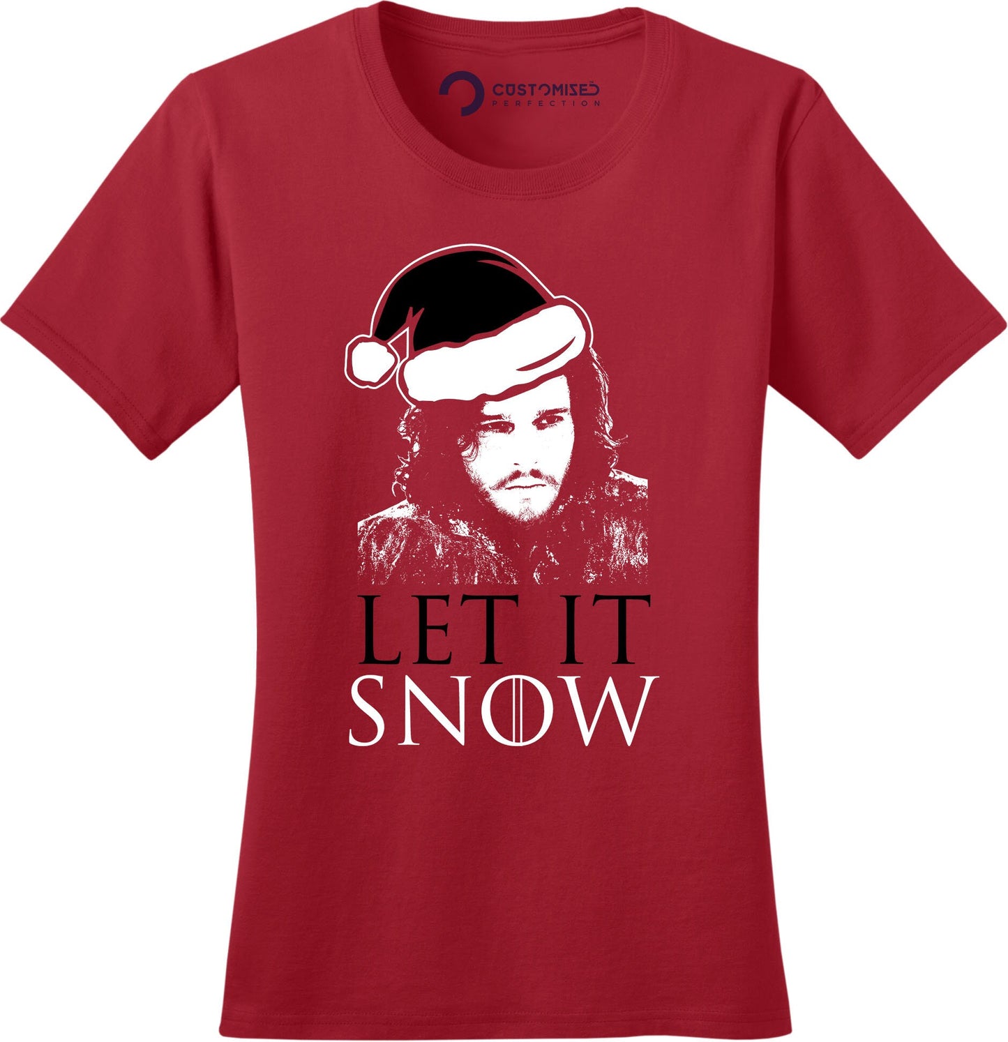 Let It Snow Christmas Shirt for Women, Funny Christmas Holiday Women Shirt, Let it Snow Shirt, Christmas Gift Shirt, Jon Snow Ladies Shirt