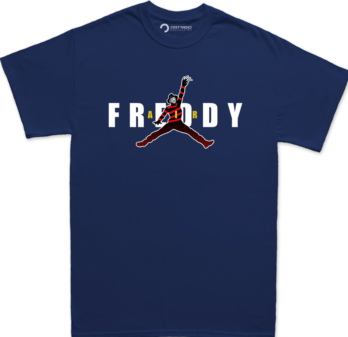 Halloween Freddie Krueger Graphic Tee - Horror Movie T-Shirt - Tshirt for Boys - Funny Halloween T-Shirt