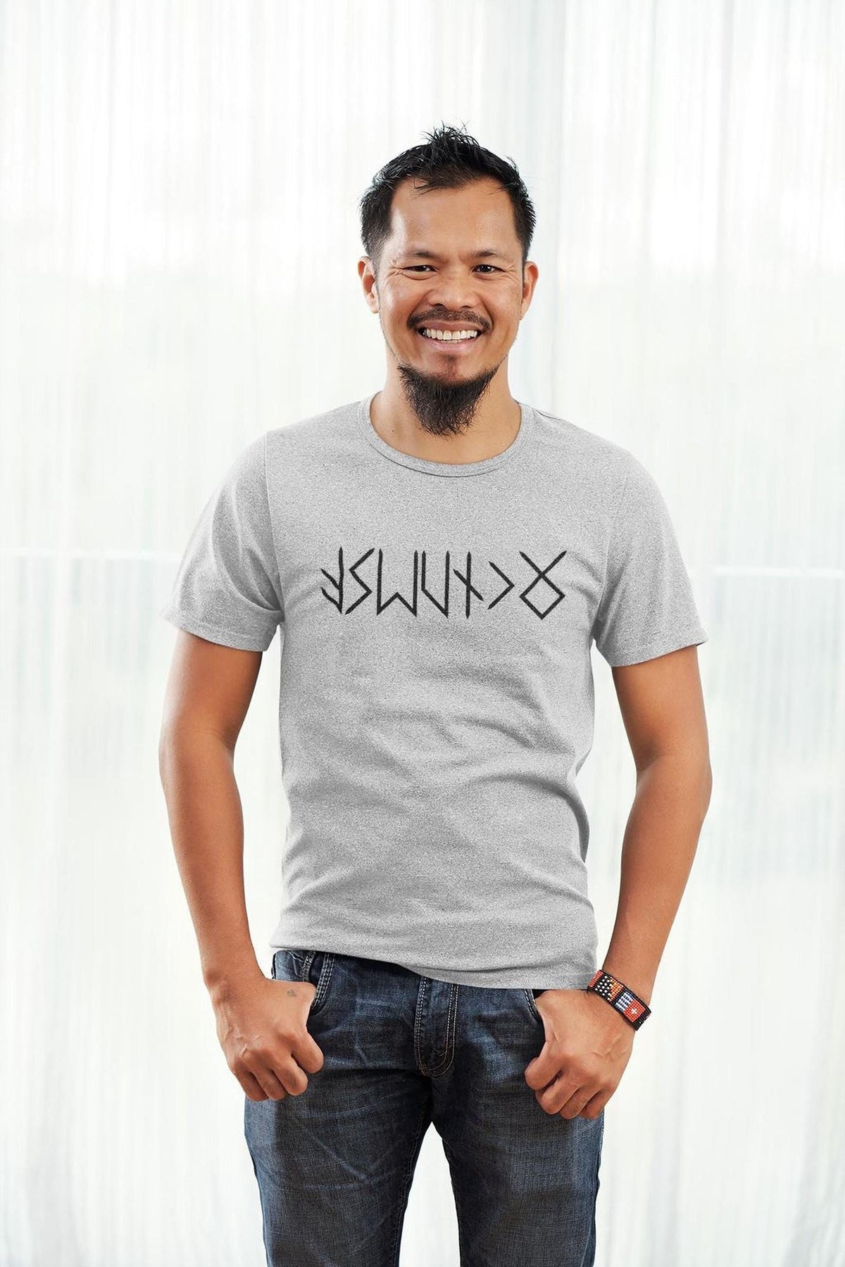 Personalized Runes Futhark Shirt, Custom Norse Mythology Tee, Unisex Viking Clothes