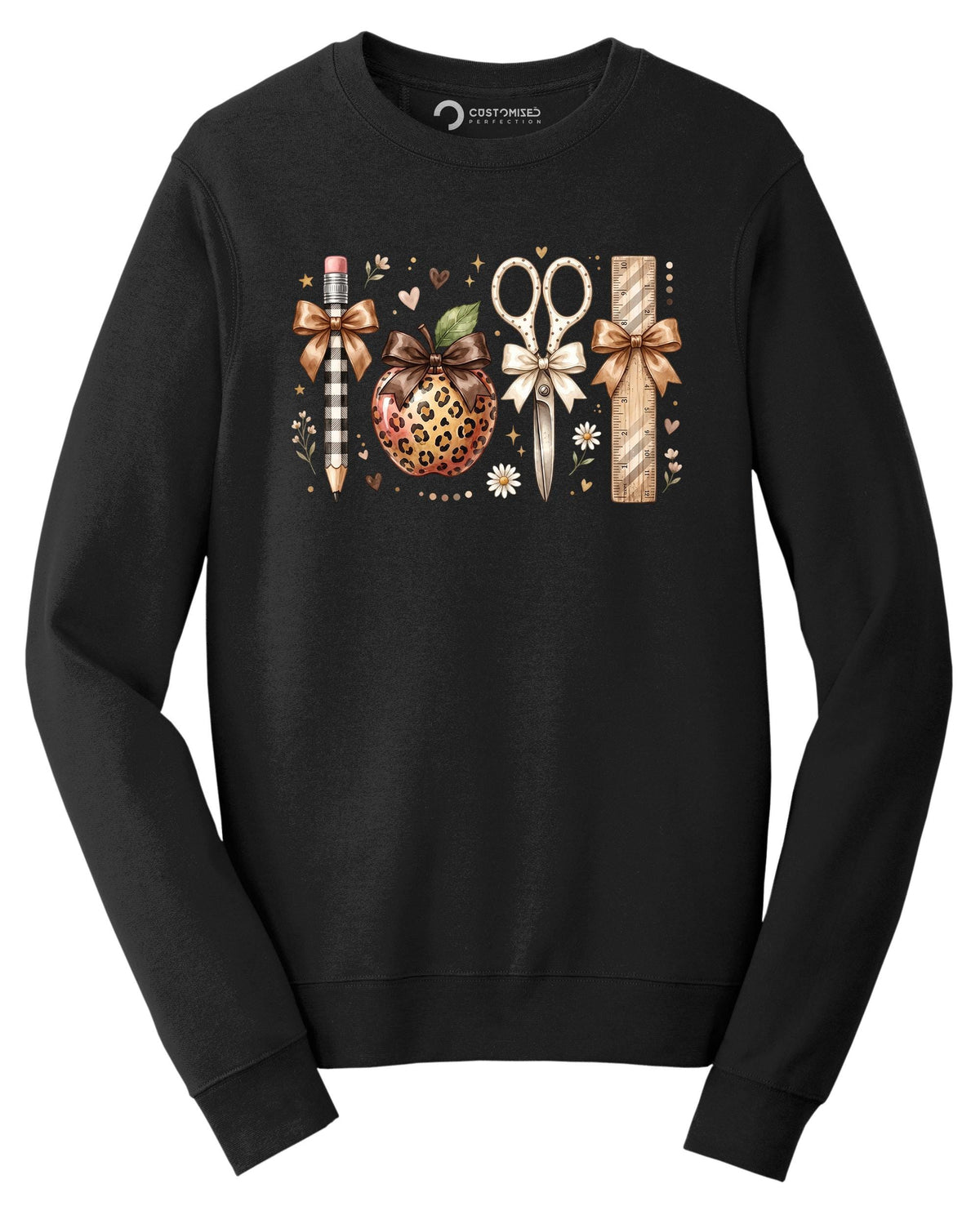 Back To School Shirt | Neutral Bow Teacher Hoodie | Leopard Plaid Gift