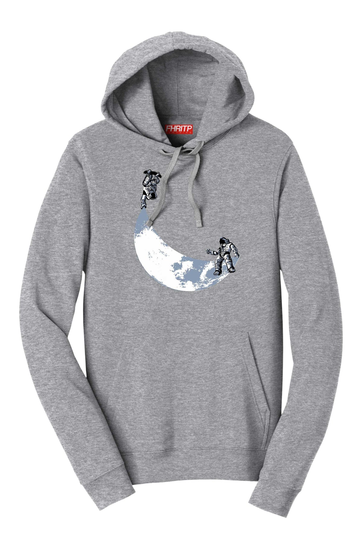 Skating Moon Skater Funkalicious Astronauts Skateboarding Funny Hoodie