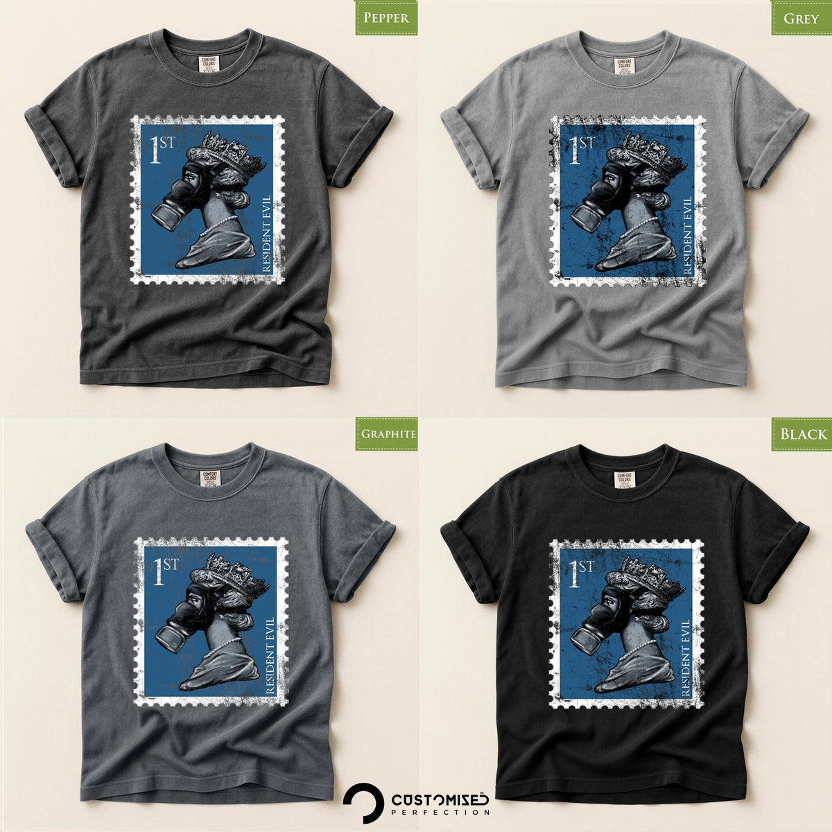 Resident Evil Graphic Comfort Colors® Shirt, Queen Zenobia Mask Tee, Gamer Gift