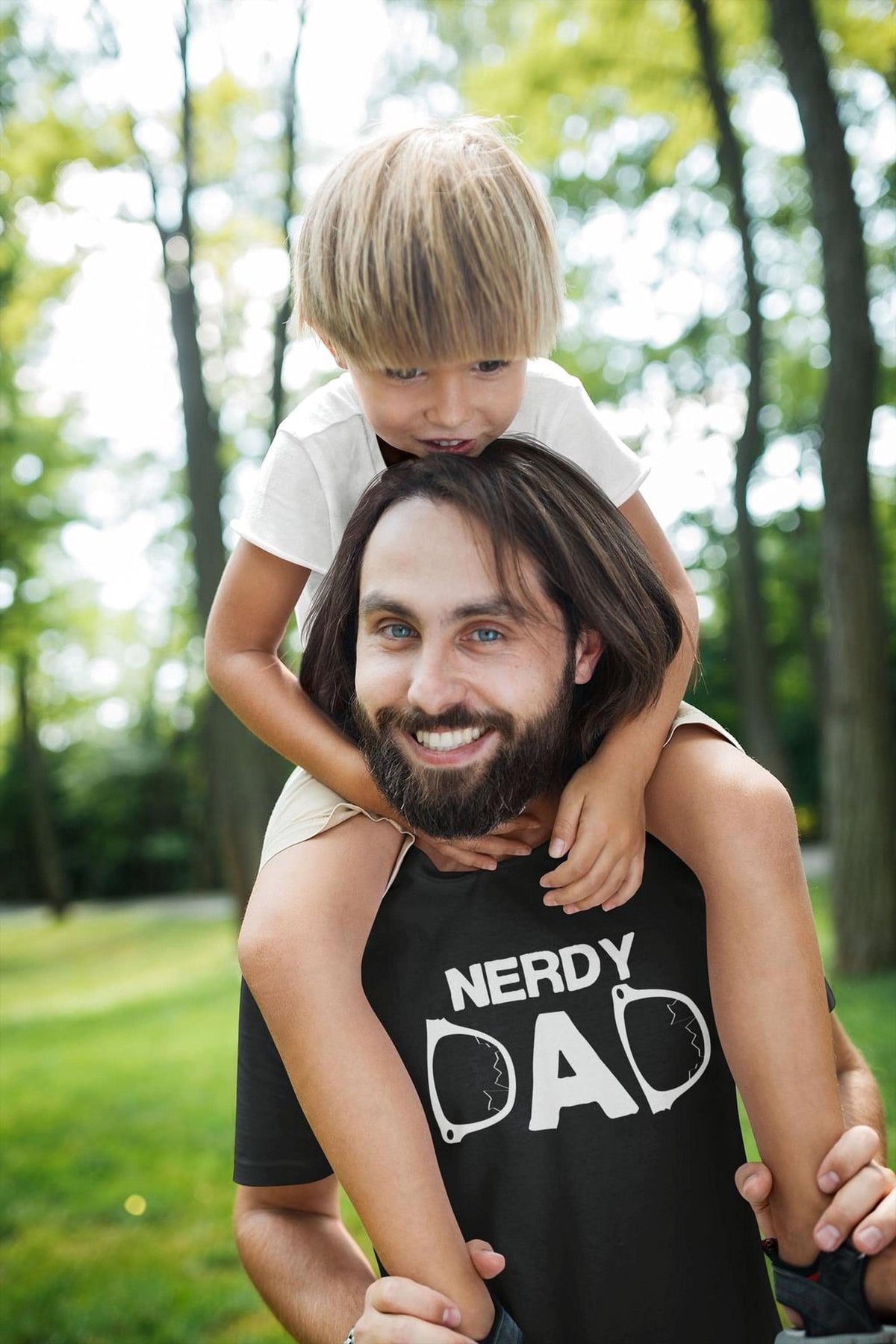 Nerdy Dad Shirt, Comfort Colors® Funny Design Tshirt, Geek Father Gift Tee