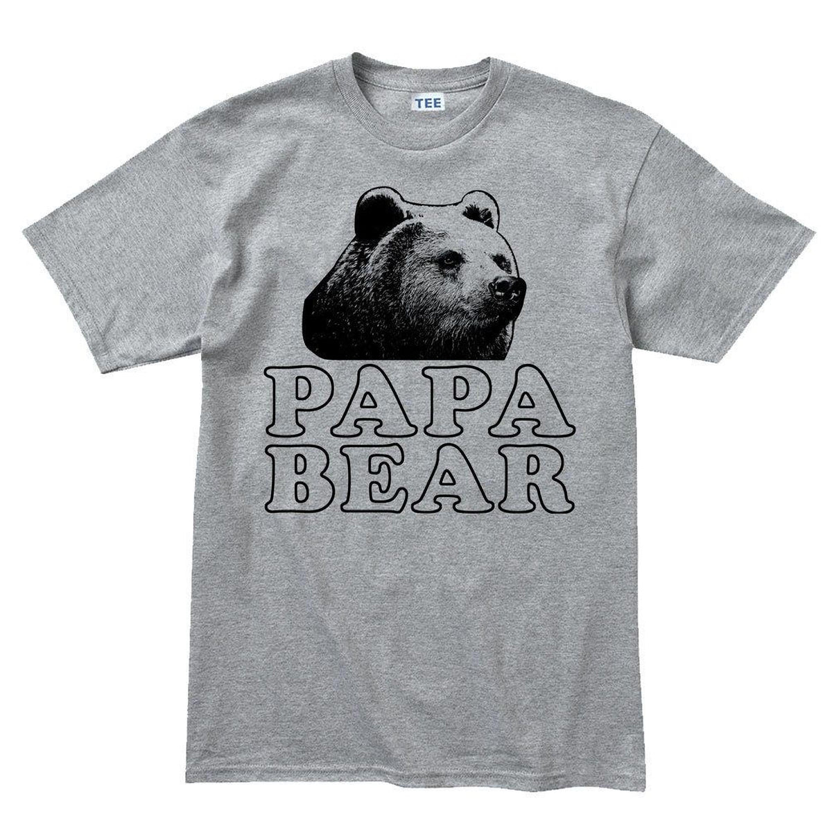 Papa Bear Shirt, Fathers Day Gift For Dad, Daddy Funny Mens Tee, Graphic Top