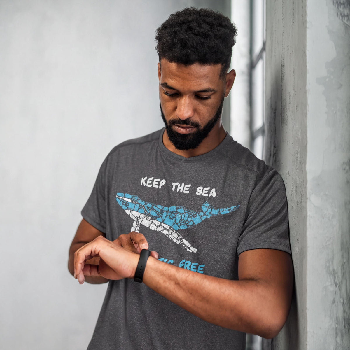 Comfort Colors® Whale Mosaic T-Shirt: Marine Pollution Awareness Design Tee
