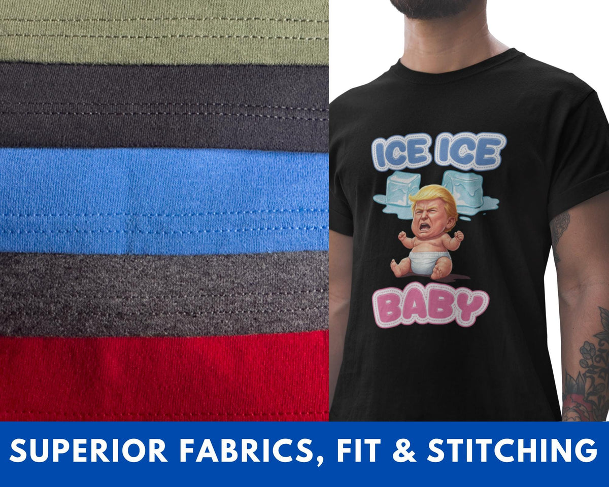 Ice Ice Baby Parody Shirt, Funny Political Meme Tee