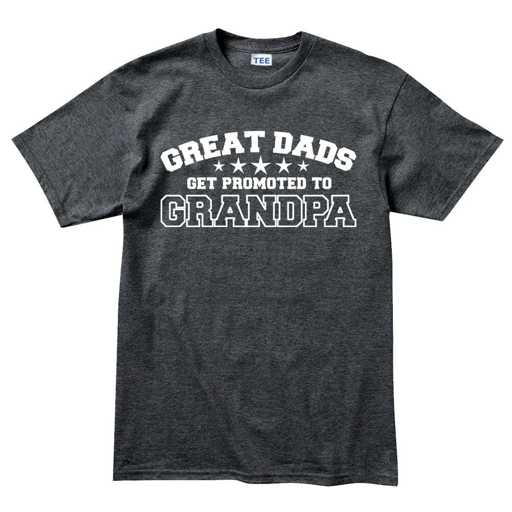 Great Dads Become Grandpa Fathers Day Gift Mens T shirt Tee Top T-shirt - R1674