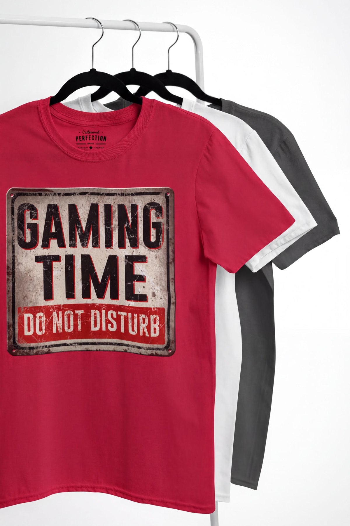 Comfort Colors® Funny Gaming T-Shirt, Do Not Disturb Warning Sign Tee, Top for Gamers