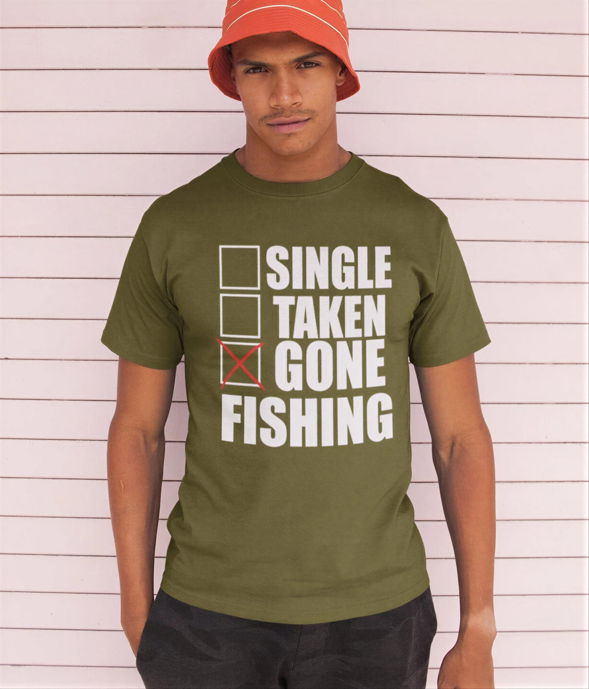Funny Gone Fishing Shirt, Single Taken Tee, Fisherman Tackle Rod Line Top