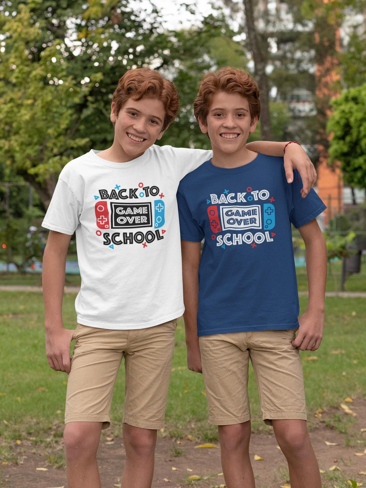 Comfort Colors® Game Over Gamer Shirt, Back to School Graphic Tee, First Day Student Teacher Gift