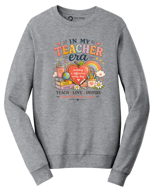 In My Teacher Era Shirt | Teach Love Inspire Hoodie | Thankful Blessed Gift