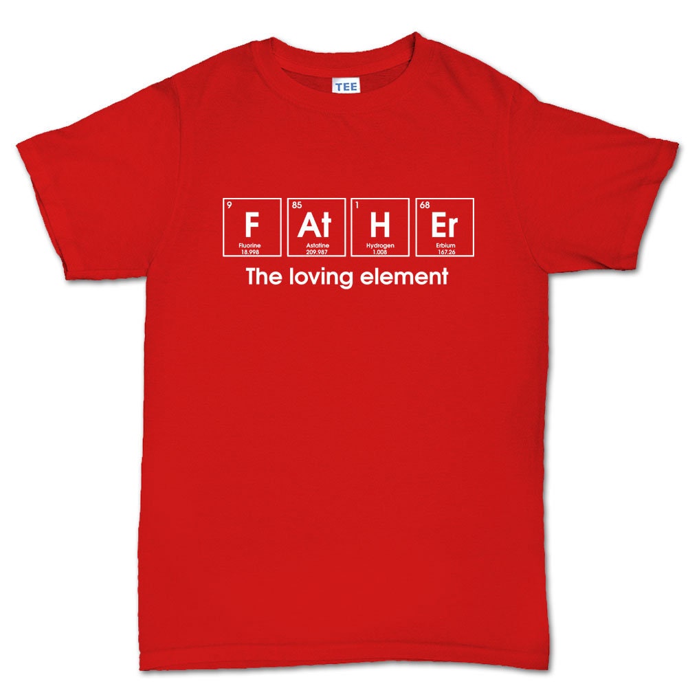 Periodic Dad - Father's Day Gift for Daddy Papa Mens T shirt Tee Top T-shirt - R1791