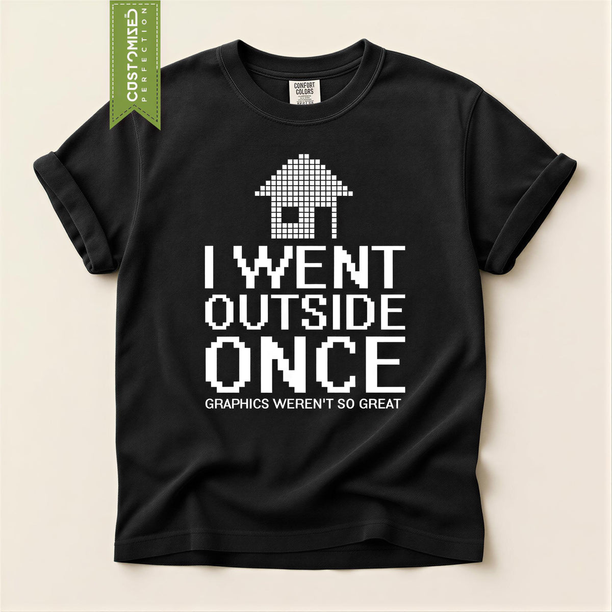 Comfort Colors® Funny Gaming T-shirt, Outside Graphics Not So Great Gamer Tee