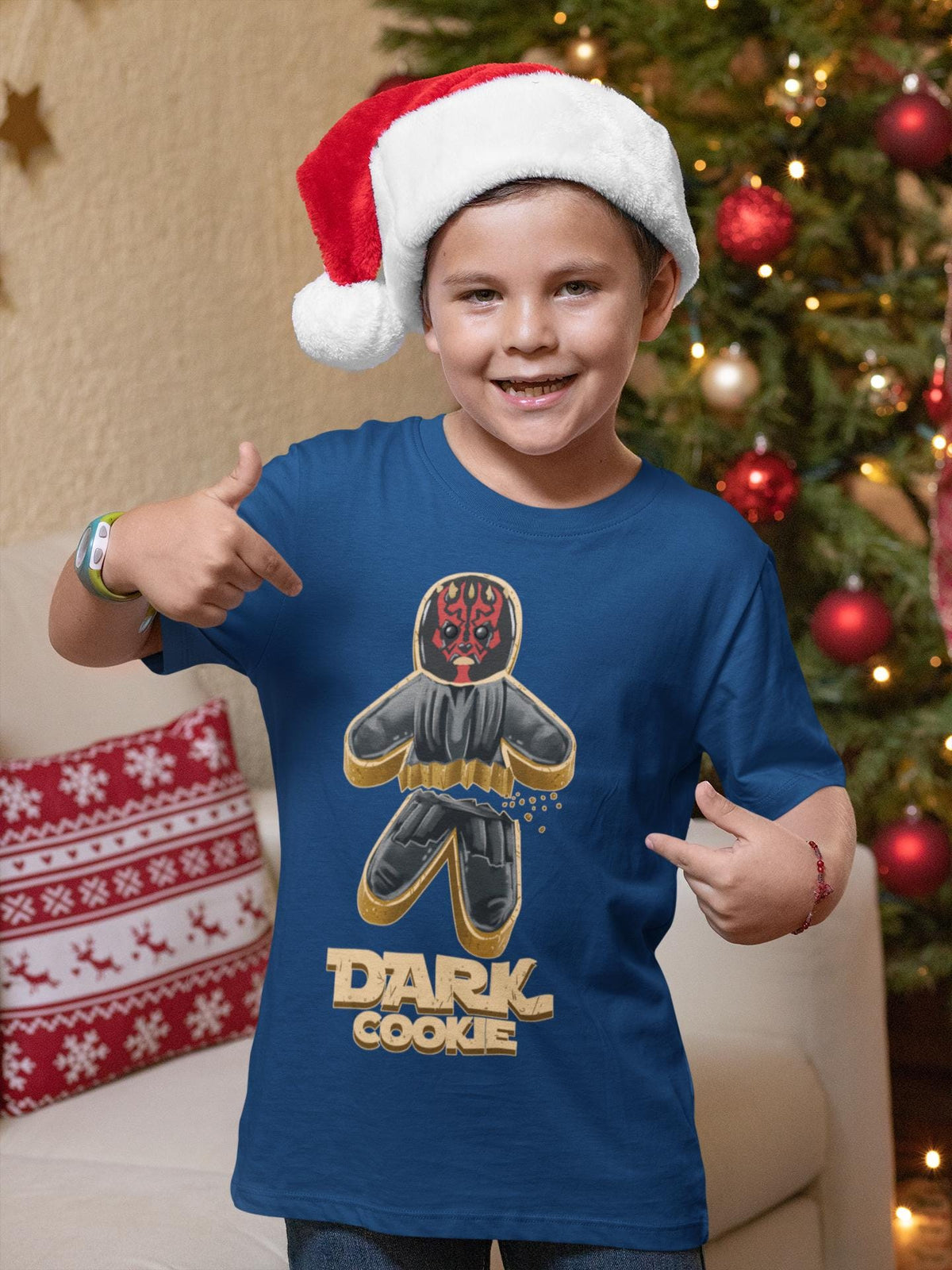 Comfort Colors® Dark Cookie Christmas Shirt, Funny Gingerbread Tee, Dark Holiday Graphic, Christmas Gift
