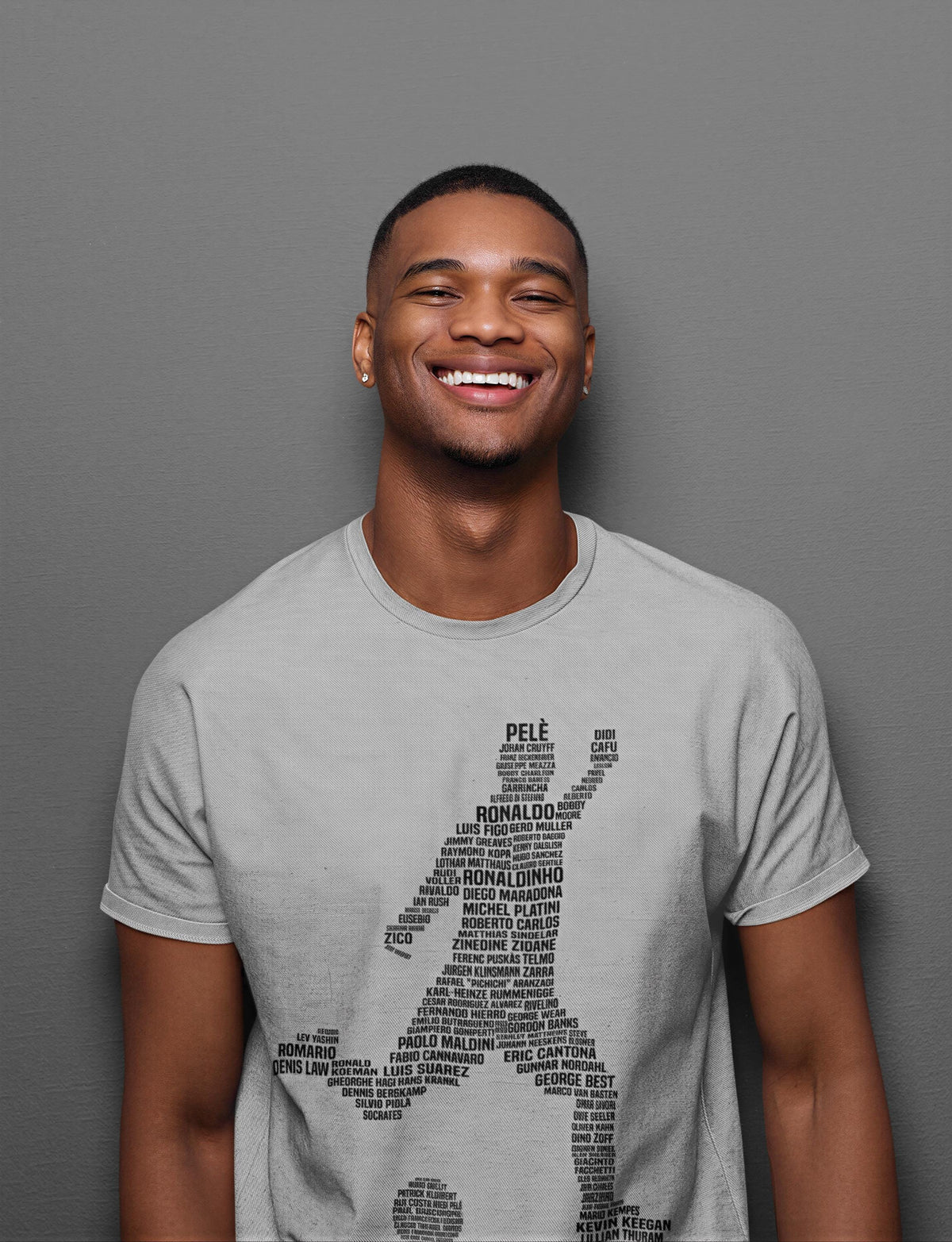 Comfort Colors® Soccer T-shirt, Football Player Legends Tribute Tee