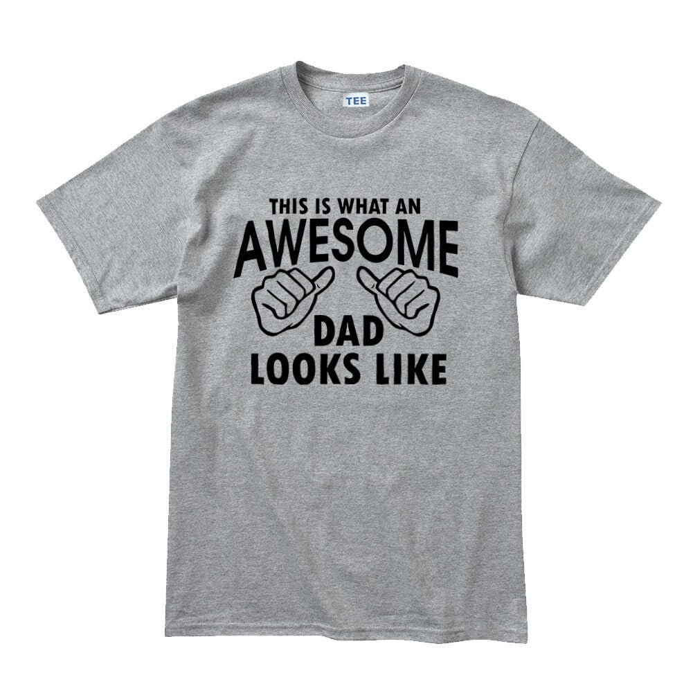 This Is What An Awesome Dad Looks Like T shirt - Gift for Dad Fathers Day - R485