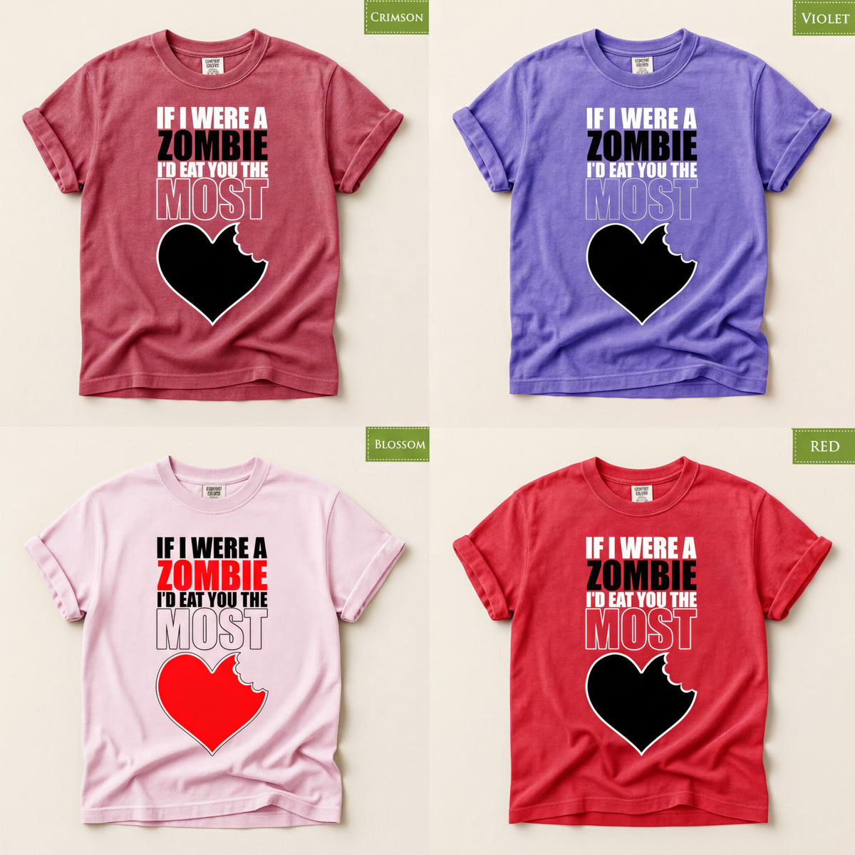 Comfort Colors® Scary Zombie T-shirt, Trick Or Treat Costume, Halloween Tee