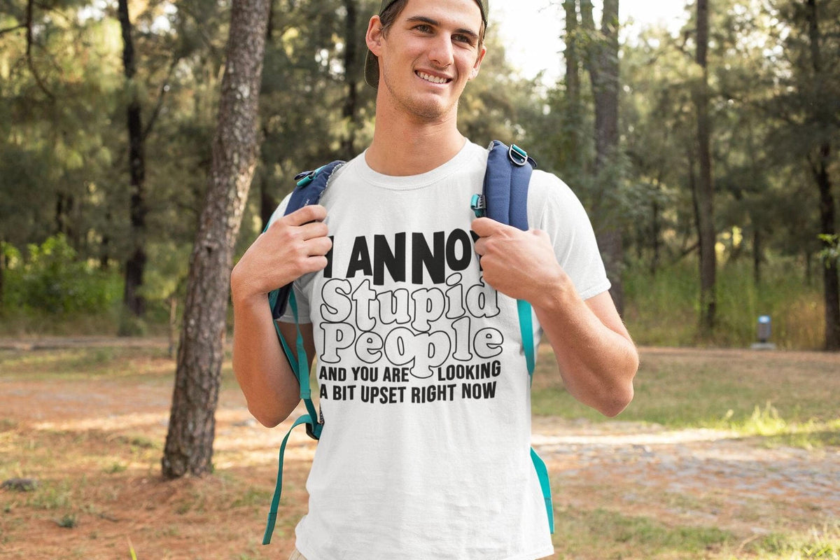 Funny Sarcastic Shirt, I Annoy Stupid People Tee, Meme Humor Design