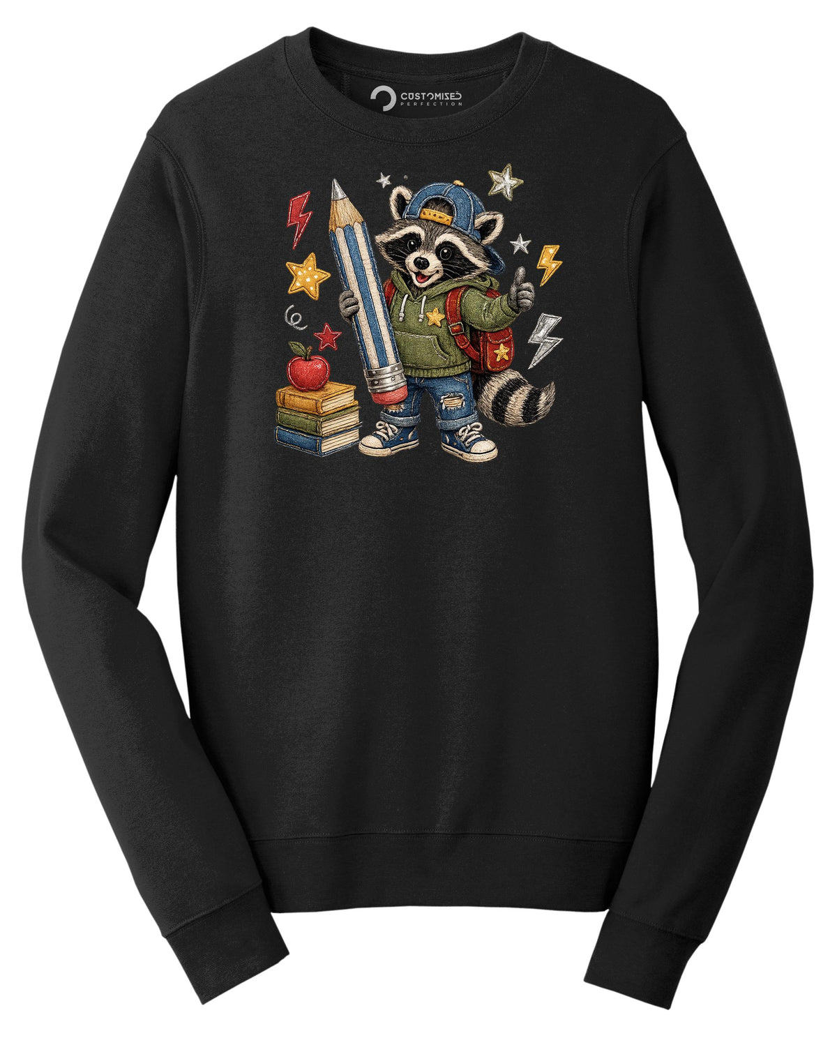 Kids Back To School Shirt | Cool Raccoon Hoodie | Youth Boys Gift Idea