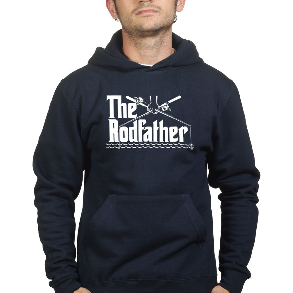 The Rodfather Fishing Angler Fisherman Father Day Hoodie - R505