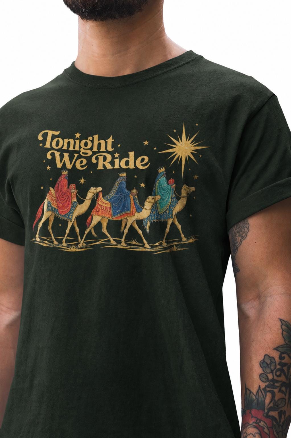 Comfort Colors® Wise Men Christmas Shirt, Three Wise Men Tee, Christian Christmas Shirt, Nativity Faith Gift, Religious