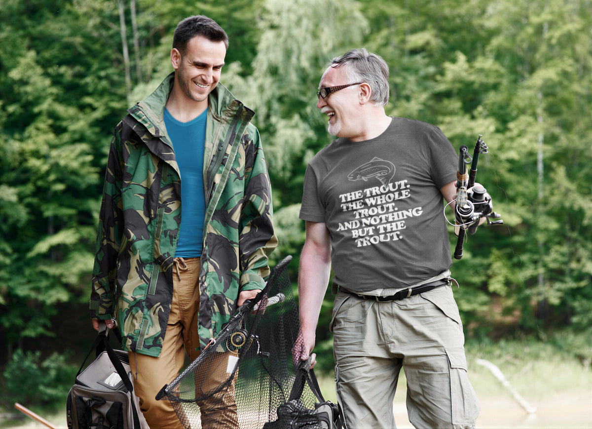 Funny Fishing T-Shirt: Humorous Trout Design for Anglers, Comfort Colors® Fishermen Gift Tee