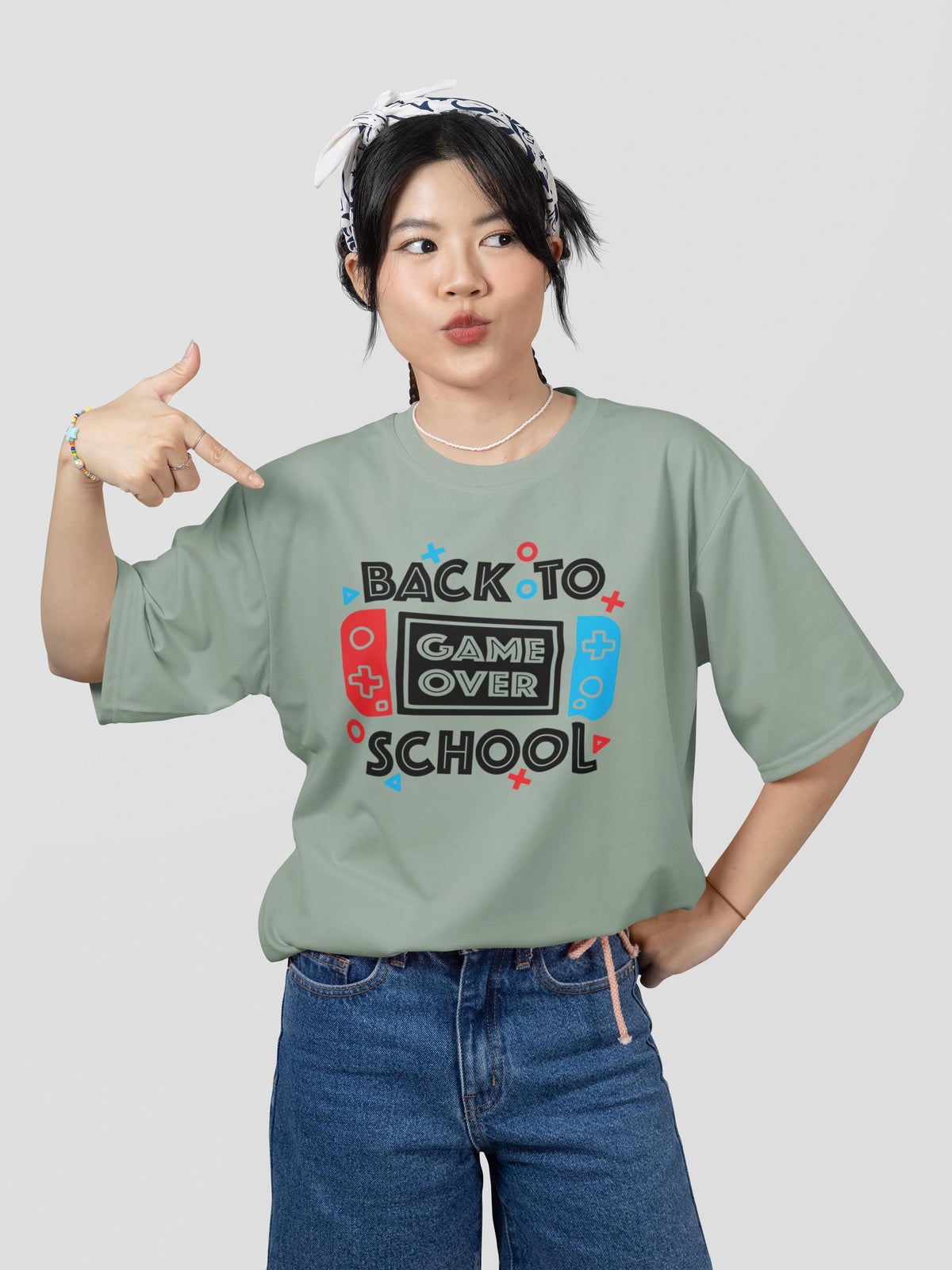 Game Over Back to School Shirt, Gamer Graphic Tee, First Day Student Teacher Gift