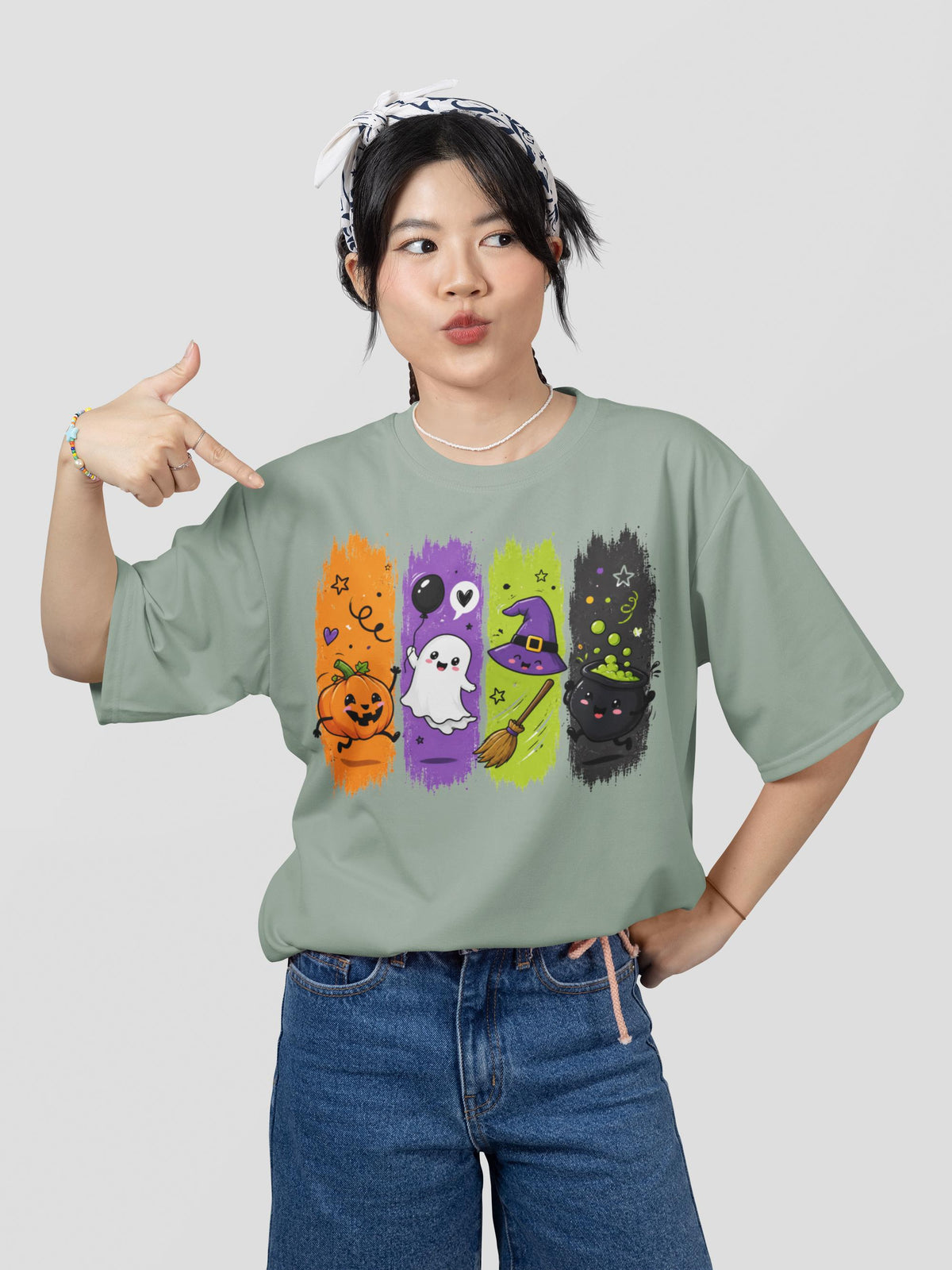 Comfort Colors® Cute Halloween School Friends Shirt, Back to School Cute top, Spooky Fall Classroom Educator Tee