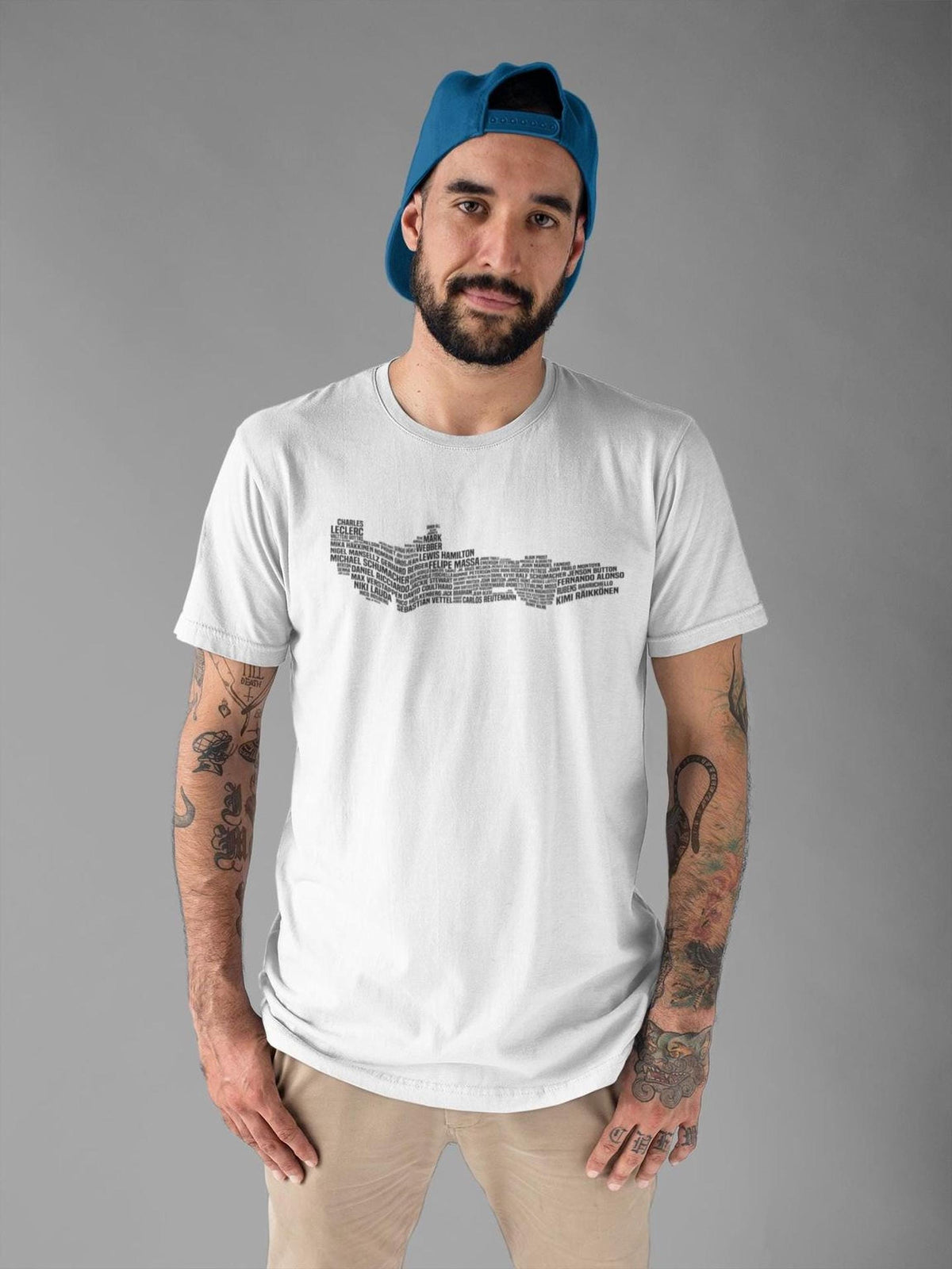 Mens Racing Car Driver Legends Tribute T shirt Tee Top T-shirt