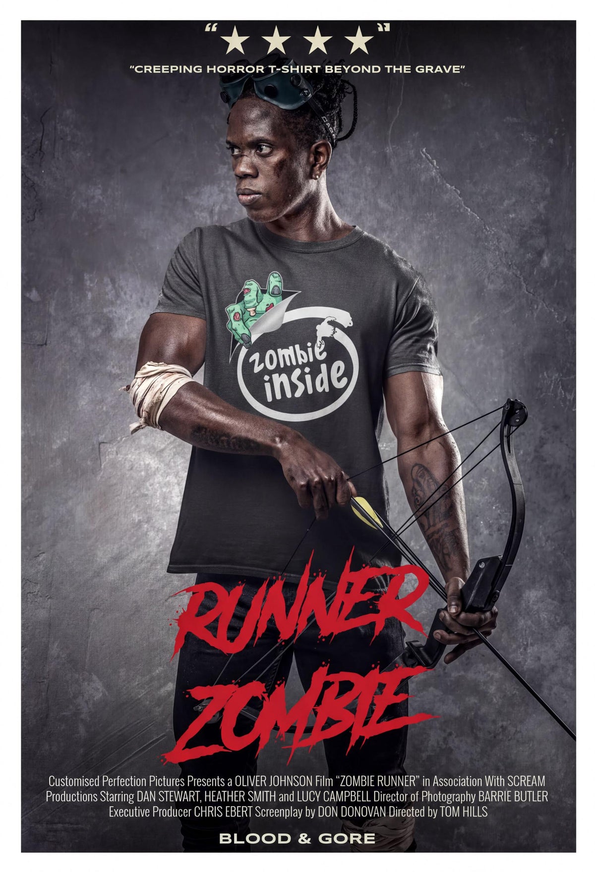 Comfort Colors® Zombie Inside Tee, Halloween Costume T-shirt, Funny Trick or Treat Top