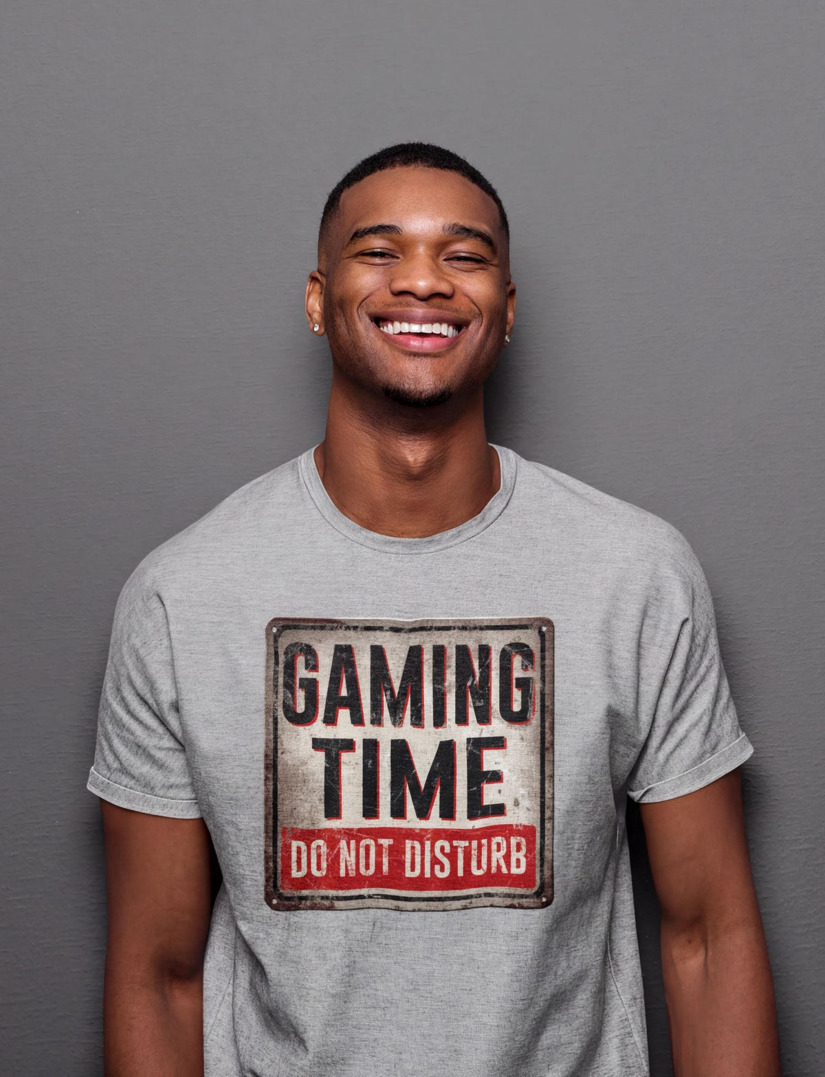 Comfort Colors® Funny Gaming T-Shirt, Do Not Disturb Warning Sign Tee, Top for Gamers
