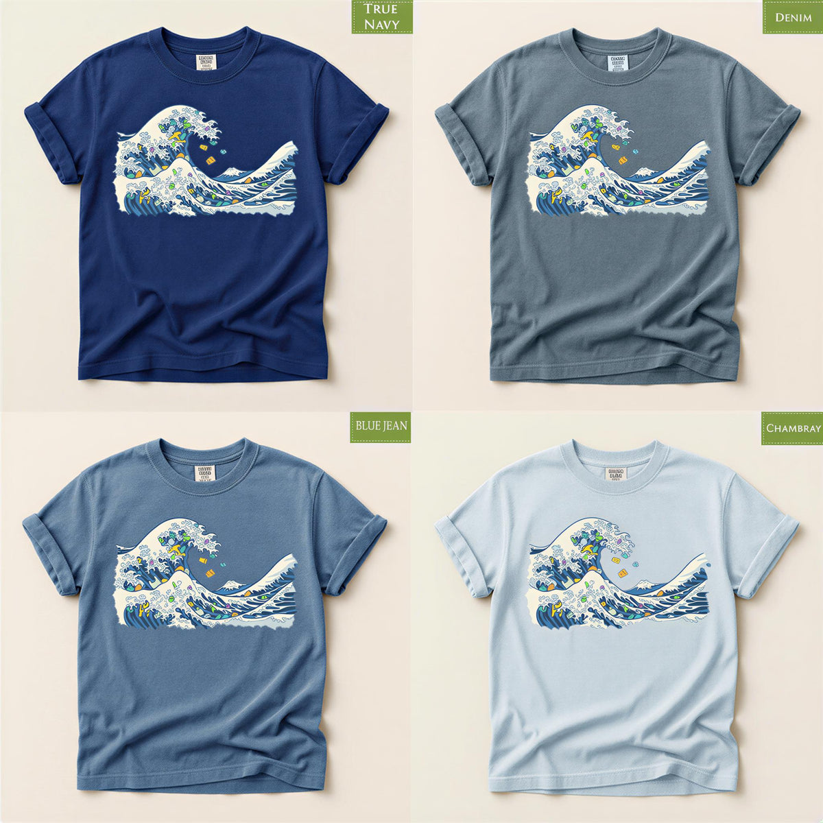 Hand Drawn Marine Life Shirt, The Great Wave Of Plastic Tee, Environmental Protest