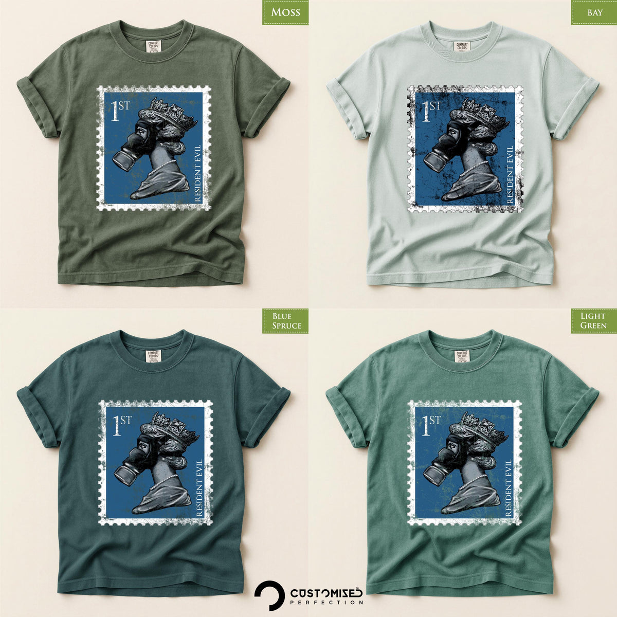 Resident Evil Graphic Comfort Colors® Shirt, Queen Zenobia Mask Tee, Gamer Gift